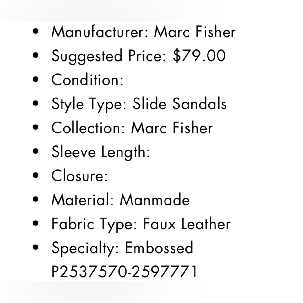 Marc Fischer Sandals - Picture 8 of 8